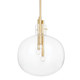 Hudson Valley - 3918-AGB - Three Light Pendant - Hempstead - Aged Brass