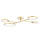 Hudson Valley - 4104-AGB - LED Semi Flush Mount - Saturn - Aged Brass