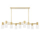 Hudson Valley - 4248-AGB - LED Island Pendant - Centerport - Aged Brass