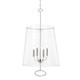 Hudson Valley - 4717-PN - Four Light Pendant - James - Polished Nickel