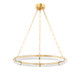 Hudson Valley - 5130-AGB - LED Chandelier - Sennett - Aged Brass