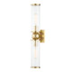 Hudson Valley - 5272-AGB - Two Light Wall Sconce - Malone - Aged Brass
