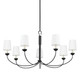 Hudson Valley - 5307-AI - Seven Light Chandelier - Montpelier - Aged Iron