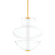 Hudson Valley - 5319-AGB - LED Pendant - Palermo - Aged Brass