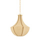 Hudson Valley - 6603-AGB - Three Light Pendant - Cascade Lake - Aged Brass