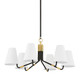 Hudson Valley - 6632-AGB/DB - Six Light Chandelier - Stanwyck - Aged Brass/Distressed Bronze