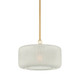 Hudson Valley - 7017-AGB - One Light Pendant - Beechurst - Aged Brass