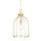 Hudson Valley - 7306-AGB - One Light Pendant - Eldridge - Aged Brass