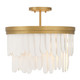 Briscade Six Light Semi Flush Mount (2076-870)