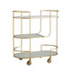 Arteriors - 6857 - Bar Cart - Trainor - Antique Brass