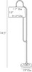 Dorchester One Light Floor Lamp (79169-953)