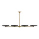 Arteriors - 89015 - Four Light Chandelier - Griffith - Bronze