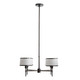 Arteriors - 89062 - Four Light Chandelier - Luciano - Bronze