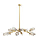 Arteriors - 89067 - 12 Light Chandelier - Javier - Champagne