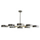 Arteriors - 89097 - Eight Light Chandelier - Linus - Pale Brass