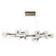 Arteriors - 89103 - 16 Light Chandelier - Mahowald - Antique Brass