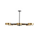 Arteriors - 89108 - Ten Light Chandelier - Linus - Antique Brass