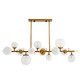 Arteriors - 89330 - 12 Light Chandelier - Troon - Antique Brass
