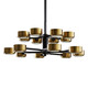 Arteriors - 89438 - 16 Light Chandelier - Jalen - Vintage Brass