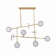 Arteriors - 89488 - LED Pendant - Meridian - Antique Brass