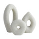 Arteriors - 9221 - Sculptures Set of 3 - Cocos - White