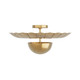 Arteriors - DFI01 - Two Light Flush Mount - Teresa - Antique Brass