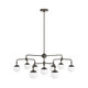 Utica Nine Light Chandelier (DLC02)