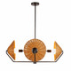 Arteriors - DMC23 - Four Light Chandelier - Coleman - Natural/English Bronze