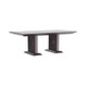Arteriors - FDS04 - Dining Table - Renata - Sable Oak Veneer/Antique Brass