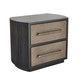 Arteriors - FII05 - Side Table - Eastchester - Ebony/Dove/Antique Brass