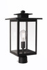 Craftmade - ZA7025-TB - One Light Outdoor Post Mount - Rock Creek - Textured Black