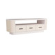 Arteriors - FZI01 - Credenza - Teton - Smoke Oak/Ivory Leather/Bronze/Cream Suede