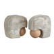 Arteriors - GAATI01 - Bookends Set of 2 - Melt - Gray
