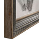 Custom Black And White Horses Wall Art (51110)