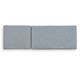 Uttermost - 53022 - Pool Chaise Cushion - Bea - Textured Charcoal Gray