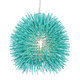 Varaluz - 169M01AQ - One Light Mini Pendant - Urchin - Aqua Velvet
