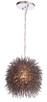 Varaluz - 169M01CH - One Light Mini Pendant - Urchin - Painted Chrome