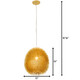 Urchin One Light Pendant (169P01GO)