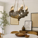 Flow Six Light Chandelier (240C06HO)