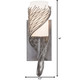 Flow One Light Wall Sconce (240K01SL)
