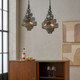 Flow Three Light Pendant (240P03MBFG)