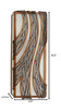 Flow Two Light Wall Sconce (240W02HO)