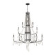 Varaluz - 270C12OX - 12 Light Chandelier - Barcelona - Onyx