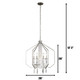 Barcelona Seven Light Pendant (270P07TR)