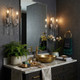 Barcelona Two Light Wall Sconce (270W02OX)