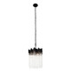 Varaluz - 309P03MBFG - Three Light Pendant - Matrix - Matte Black/French Gold