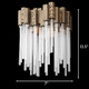 Matrix One Light Wall Sconce (309W01HG)