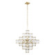 Cubic Six Light Chandelier (329C06CG)