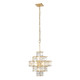 Cubic Six Light Chandelier (329C06CG)