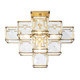 Cubic Five Light Ceiling Fixture (329S05CG)